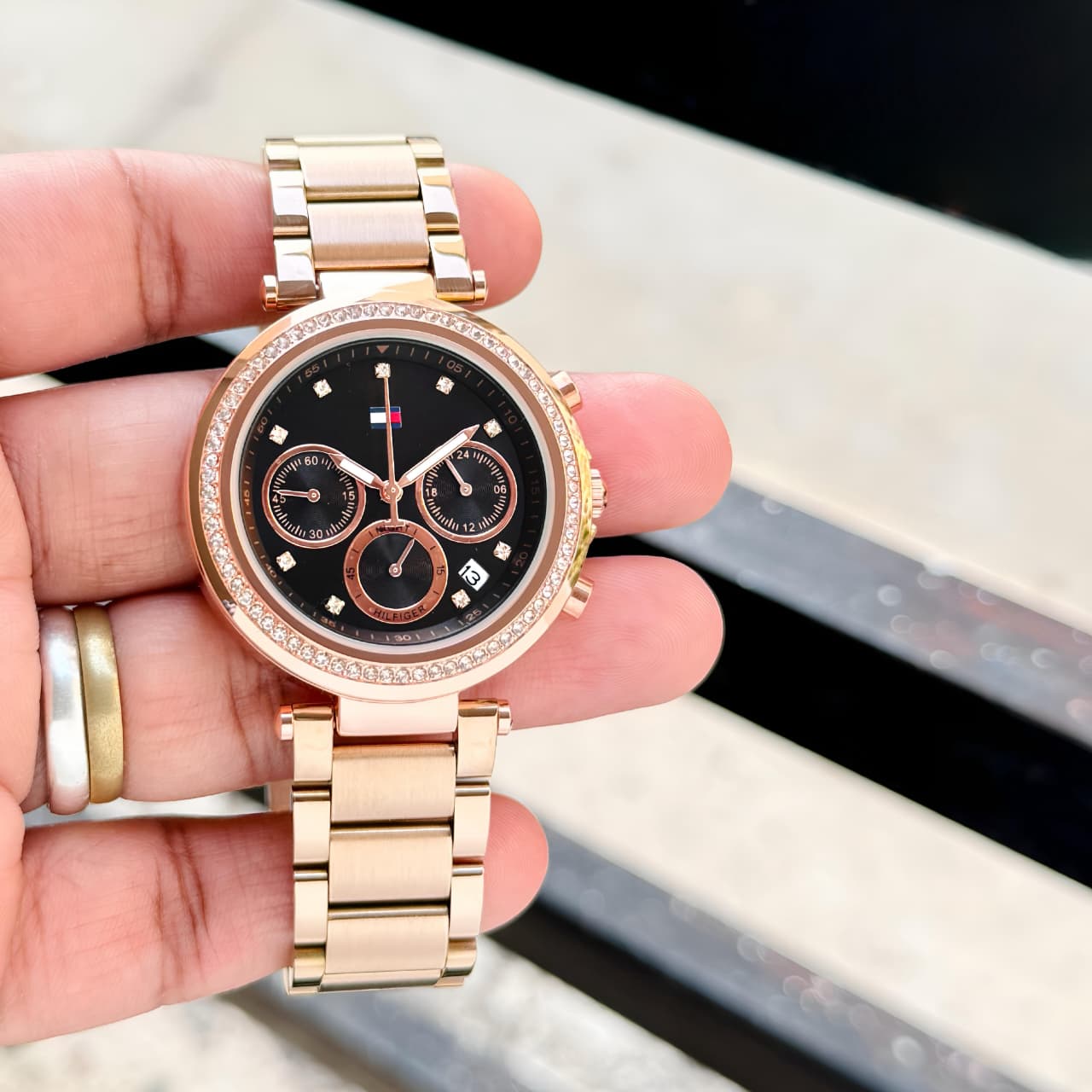 Tommy Hilfiger rose gold women's watch