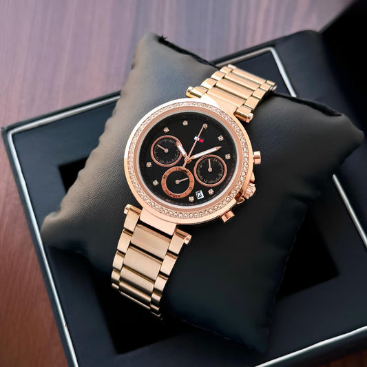 Tommy Hilfiger rose gold women's watch